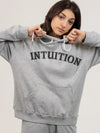 INTUITION - Hoodie gris (taille unisexe)