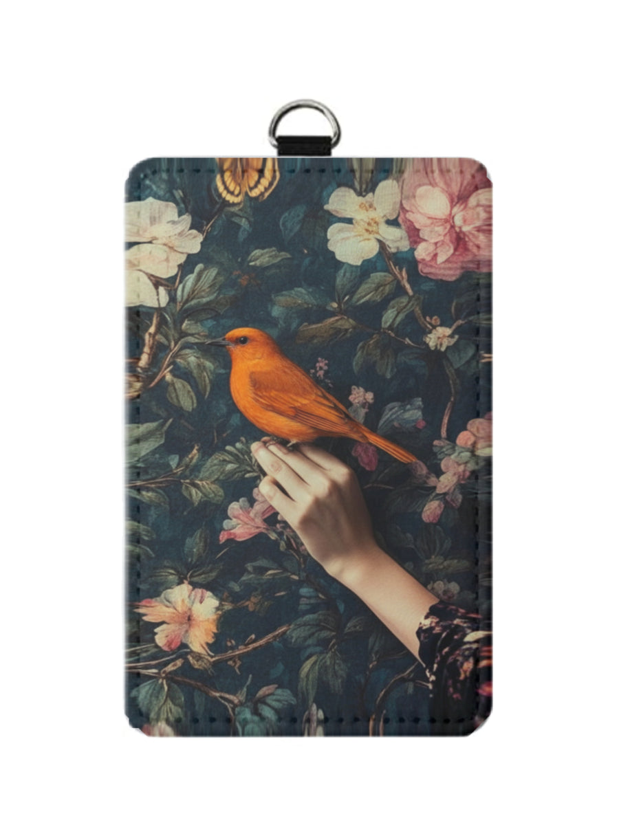 RENAISSANCE - Porte-badge en cuir synthétique