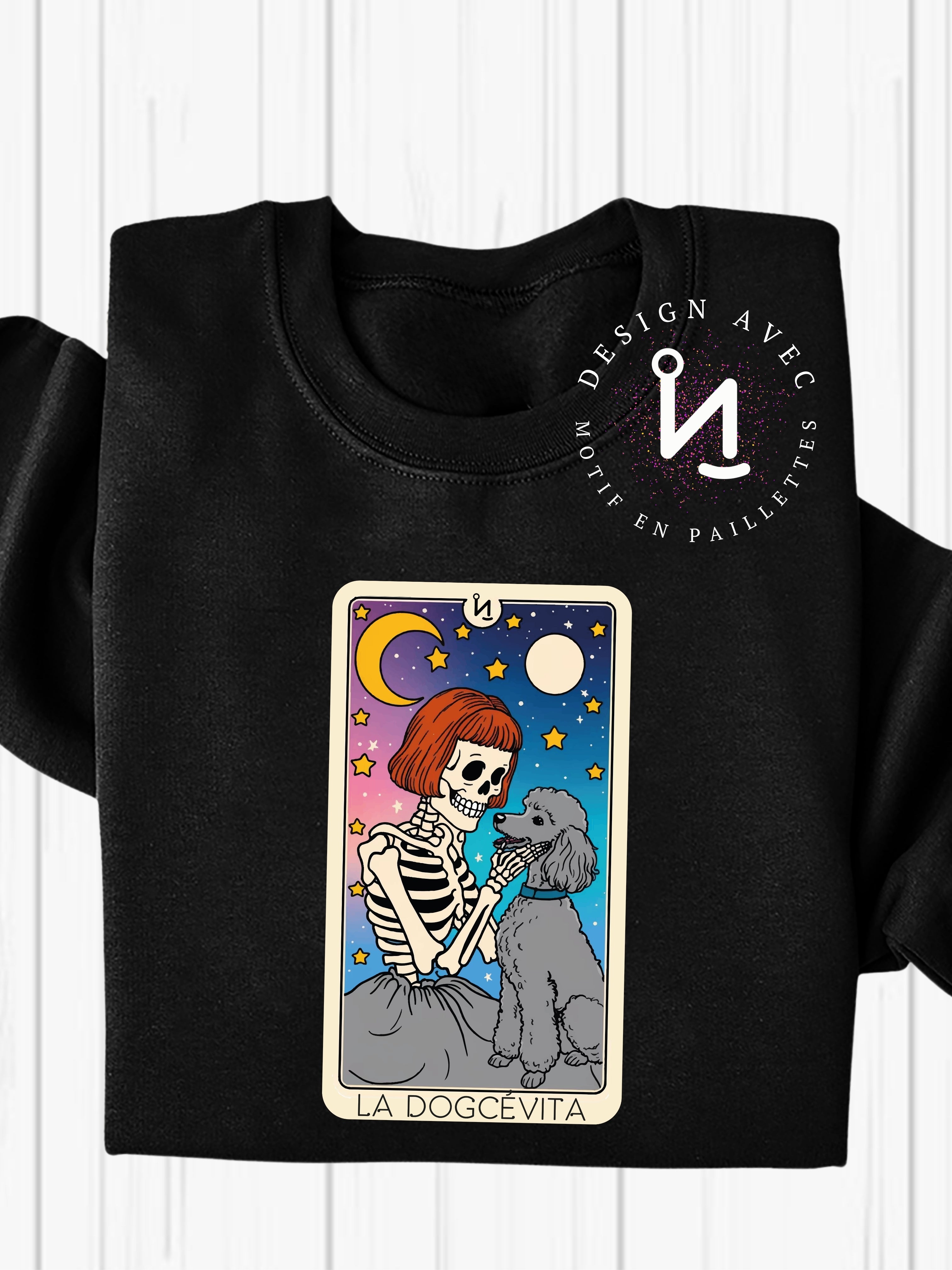 LA DOGCÉVITA - Coton ouaté noir (taille unisexe)