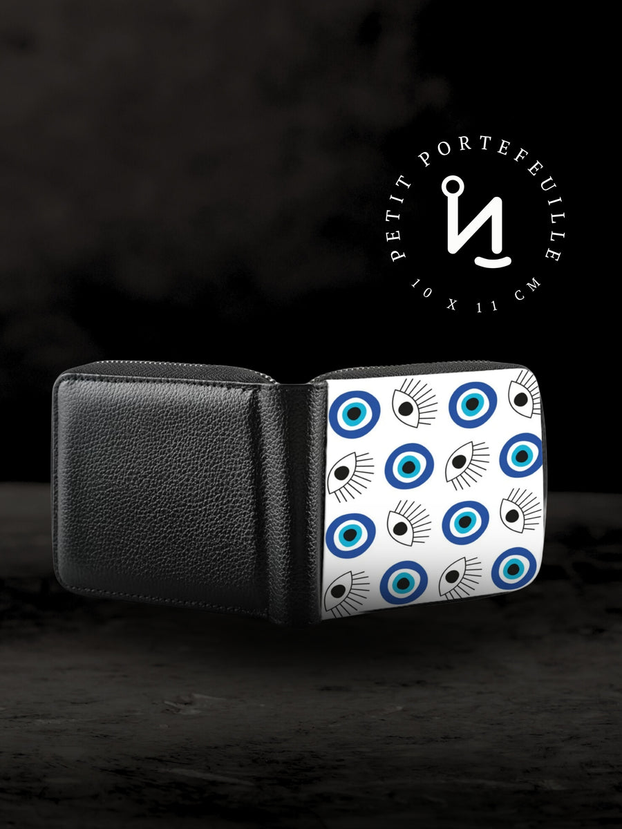 OEIL PROTECTEUR - Petit Portefeuille zipper