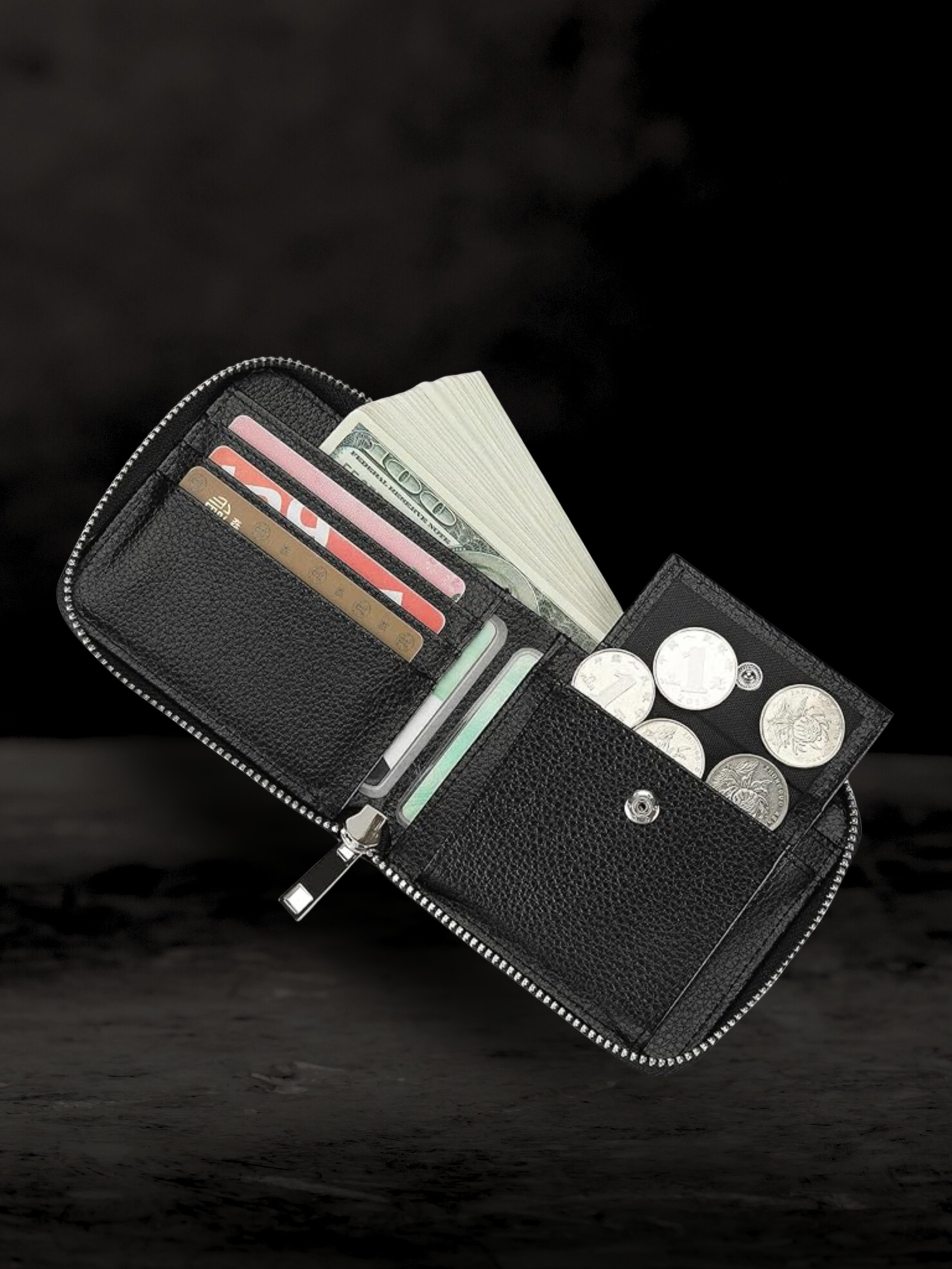 WITCHY DRAMA - Petit Portefeuille zipper