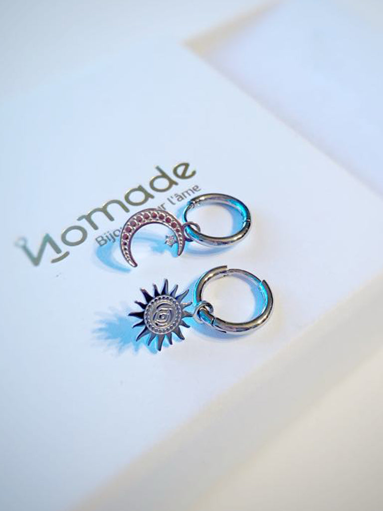 ANNEAUX CÉLESTE - Boucles oreilles