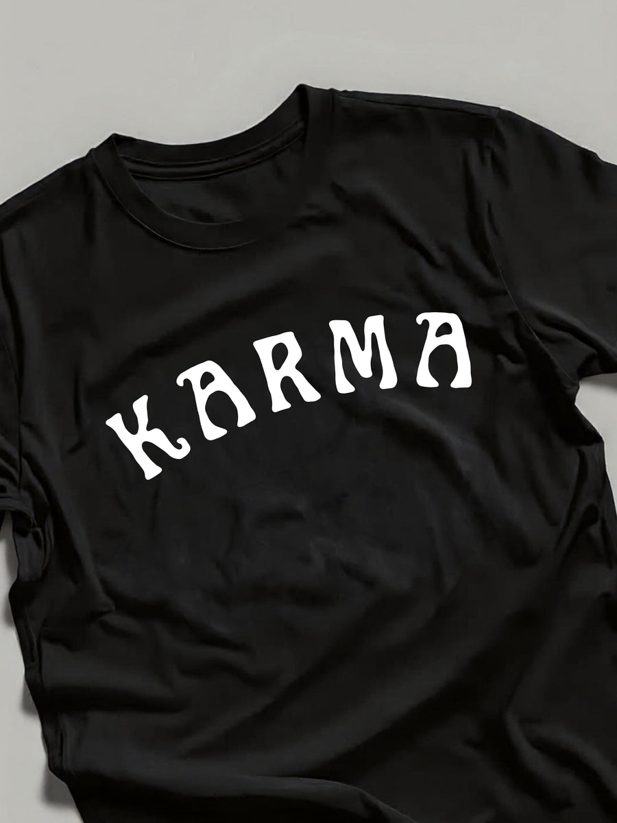 KARMA - T-Shirt noir