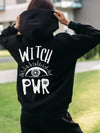 WITCH PWR - Hoodie noir (taille unisexe)