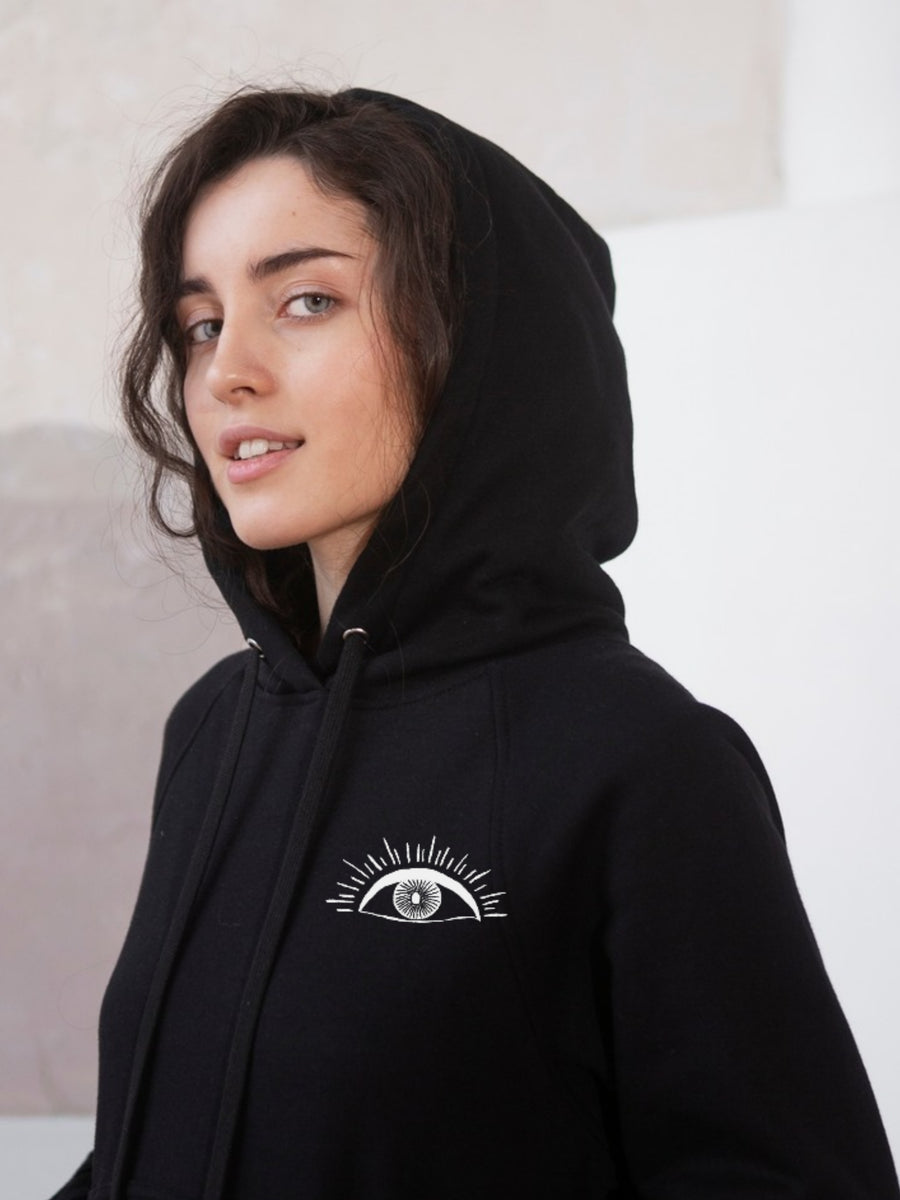 WITCH PWR - Hoodie noir (taille unisexe)