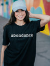 ABONDANCE - T-Shirt noir (allume dans le noir)
