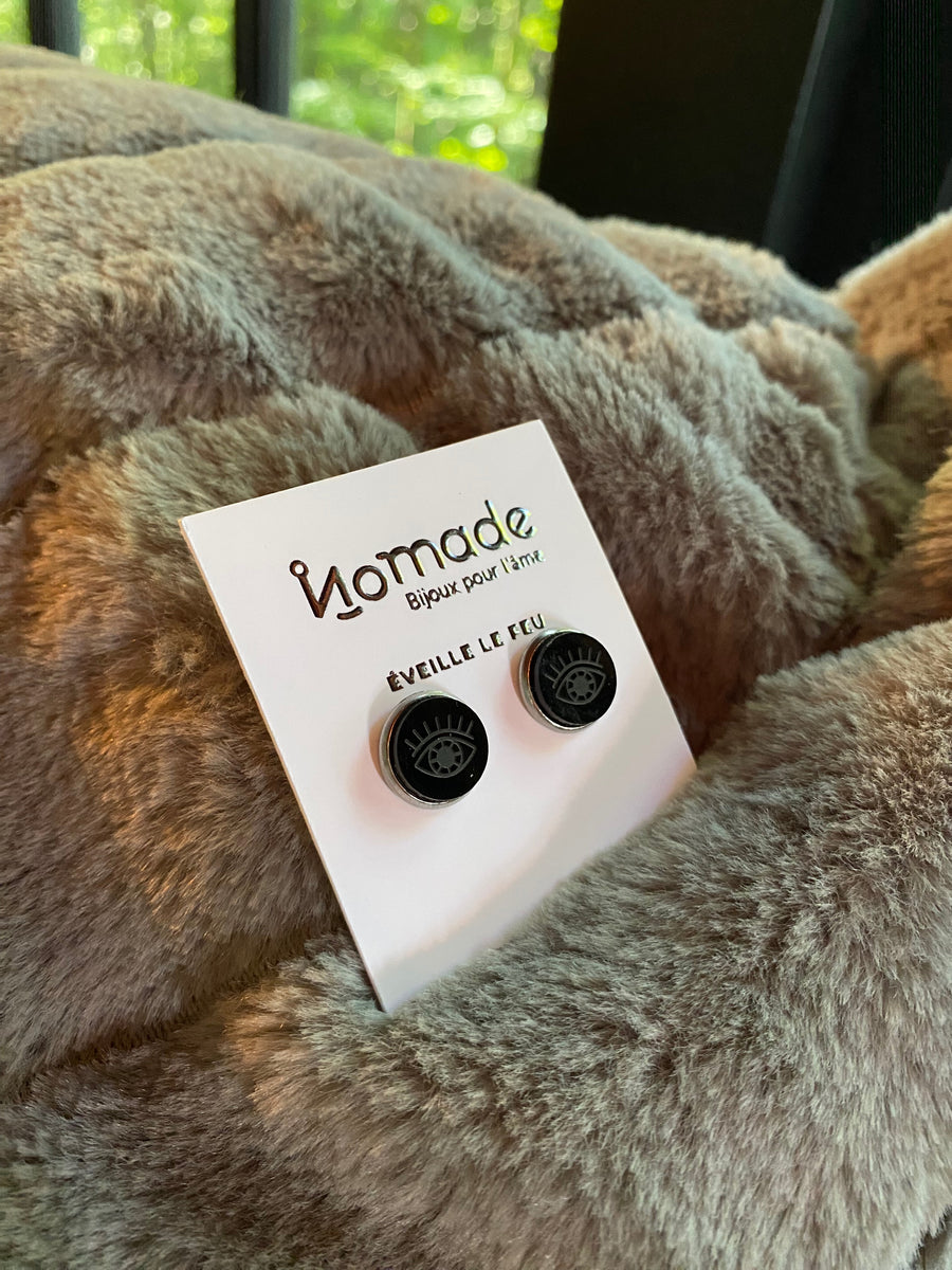 OEIL NOIR - Studs 10 mm