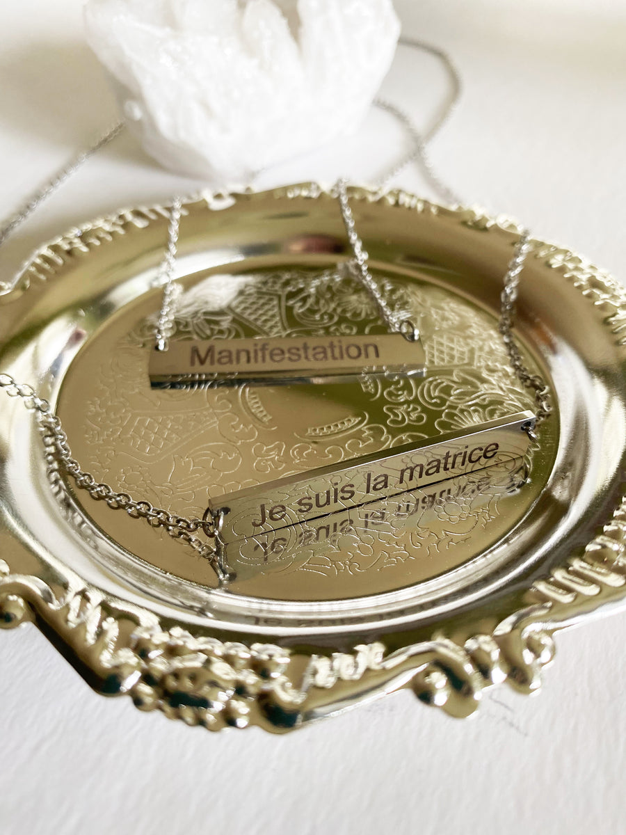 MANIFESTATION - Pendentif réversible