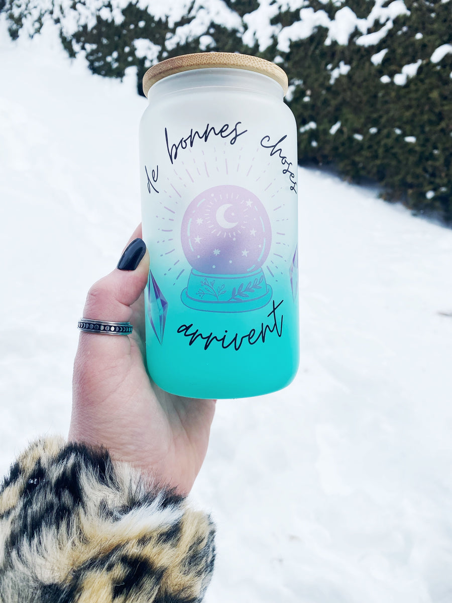 DE BONNES CHOSES ARRIVENT - Verre givré