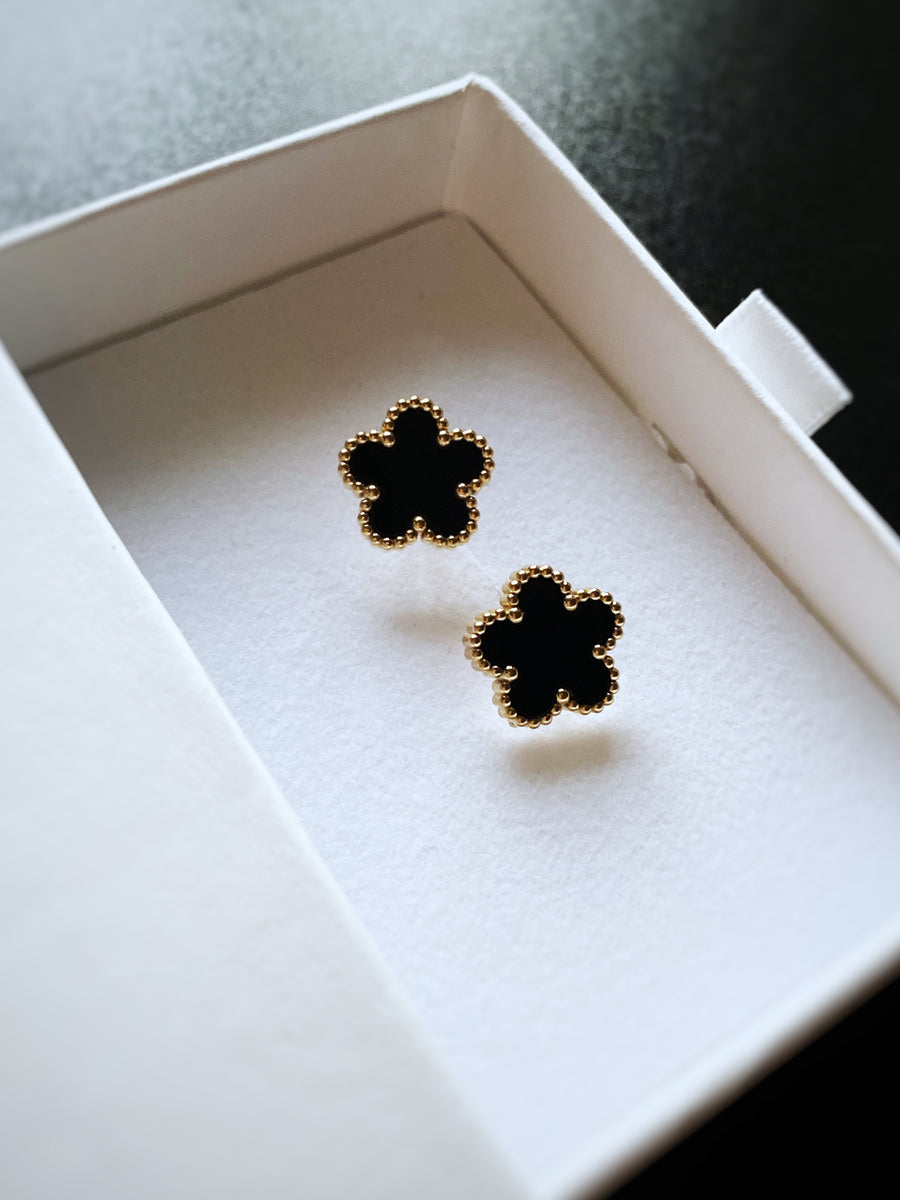 ZAHARA - Boucles oreilles NOIR