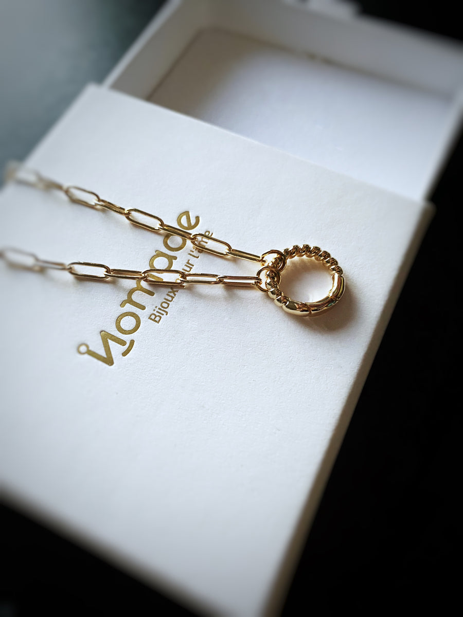 VERSATILE - Chaîne trombone fermoir ressort