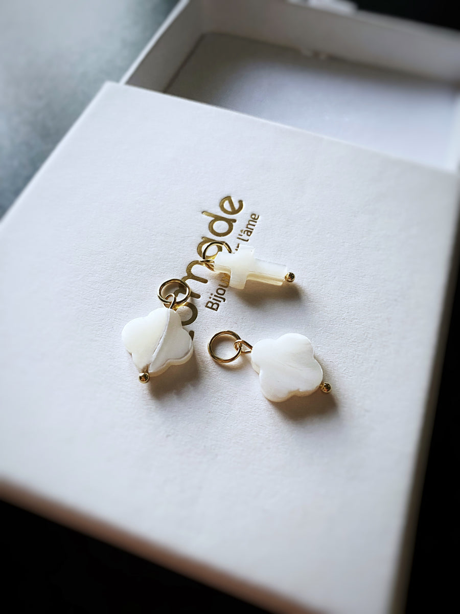 FLEUR Nacre - Breloque interchangeable