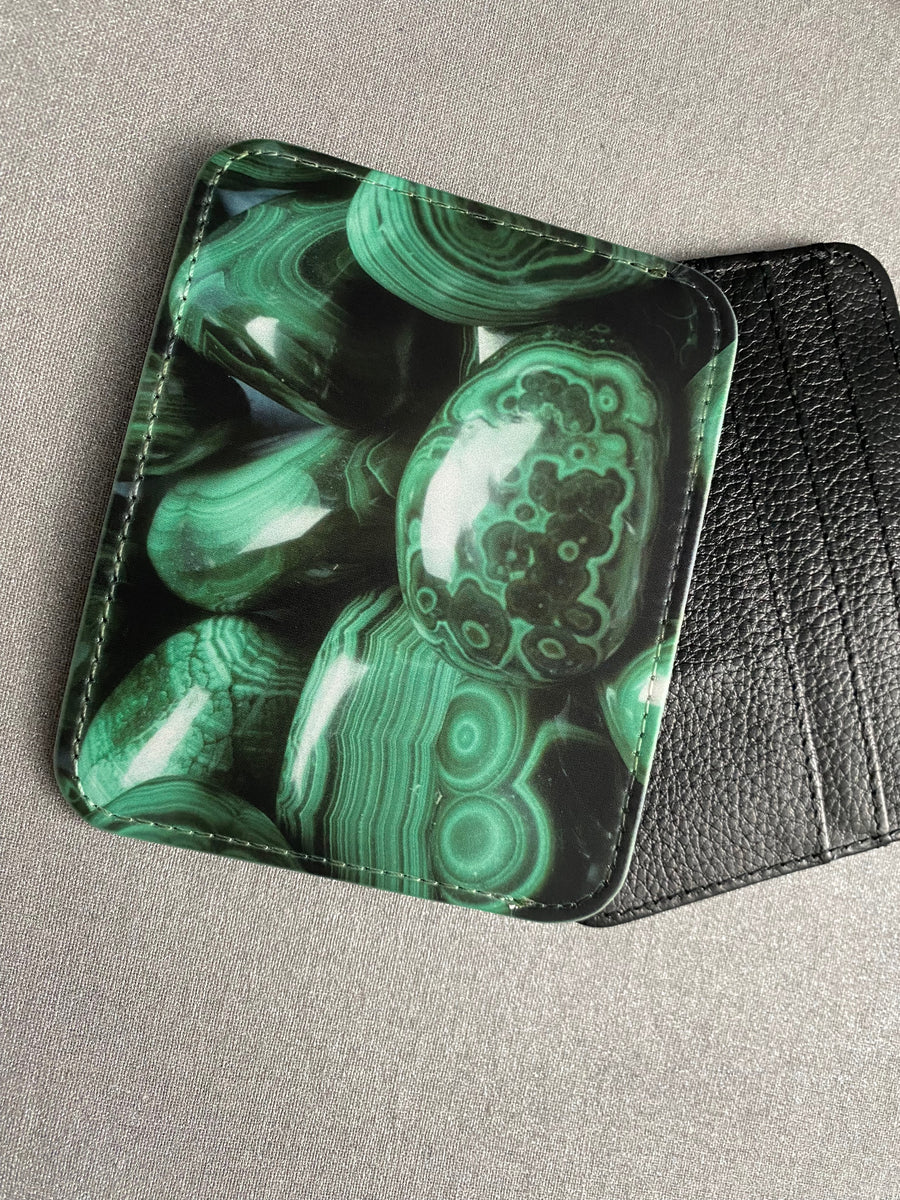 MALACHITE - Porte cartes