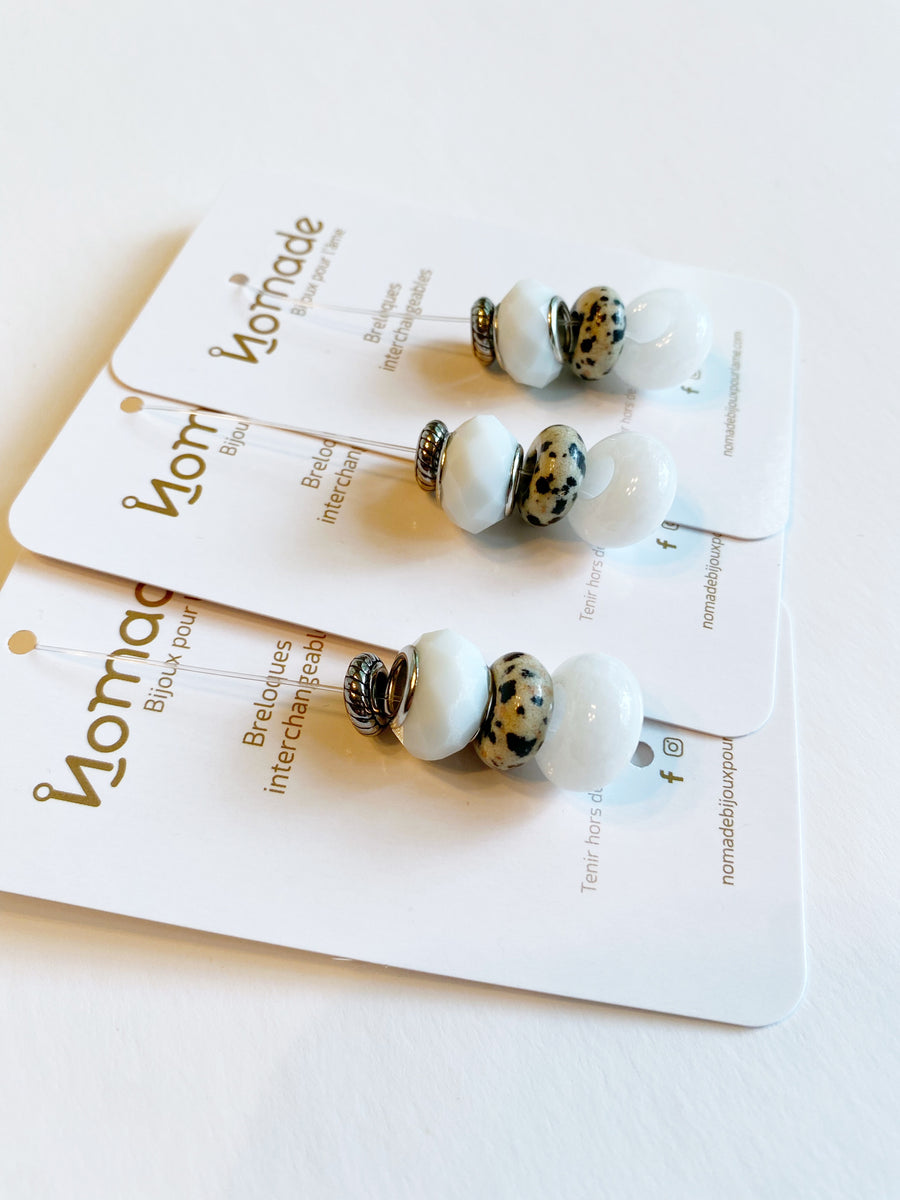 DALMATIEN JASPE & JADE - Kit pierres modulables