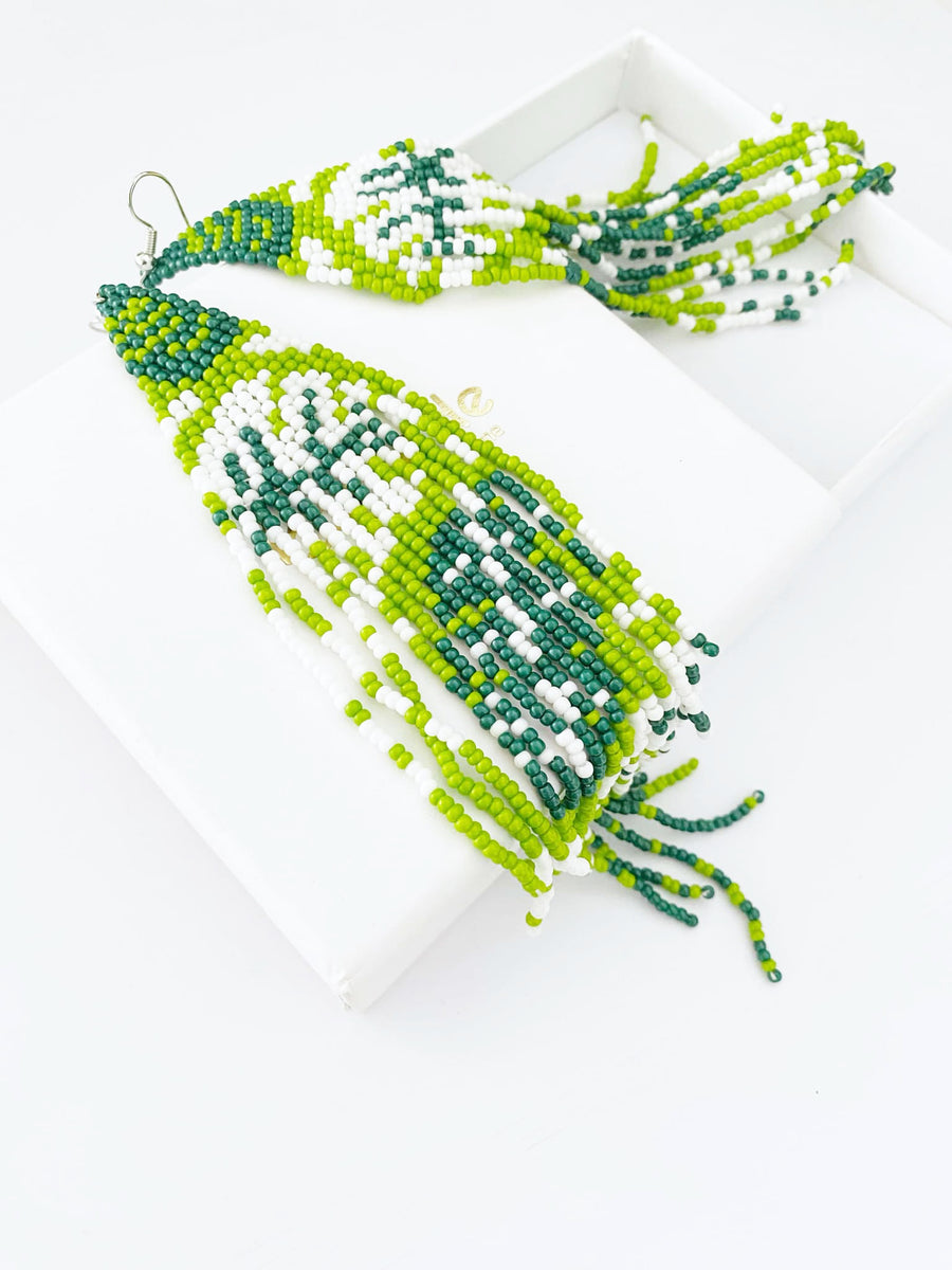 MIYUKI MONSTERA - Boucles oreilles