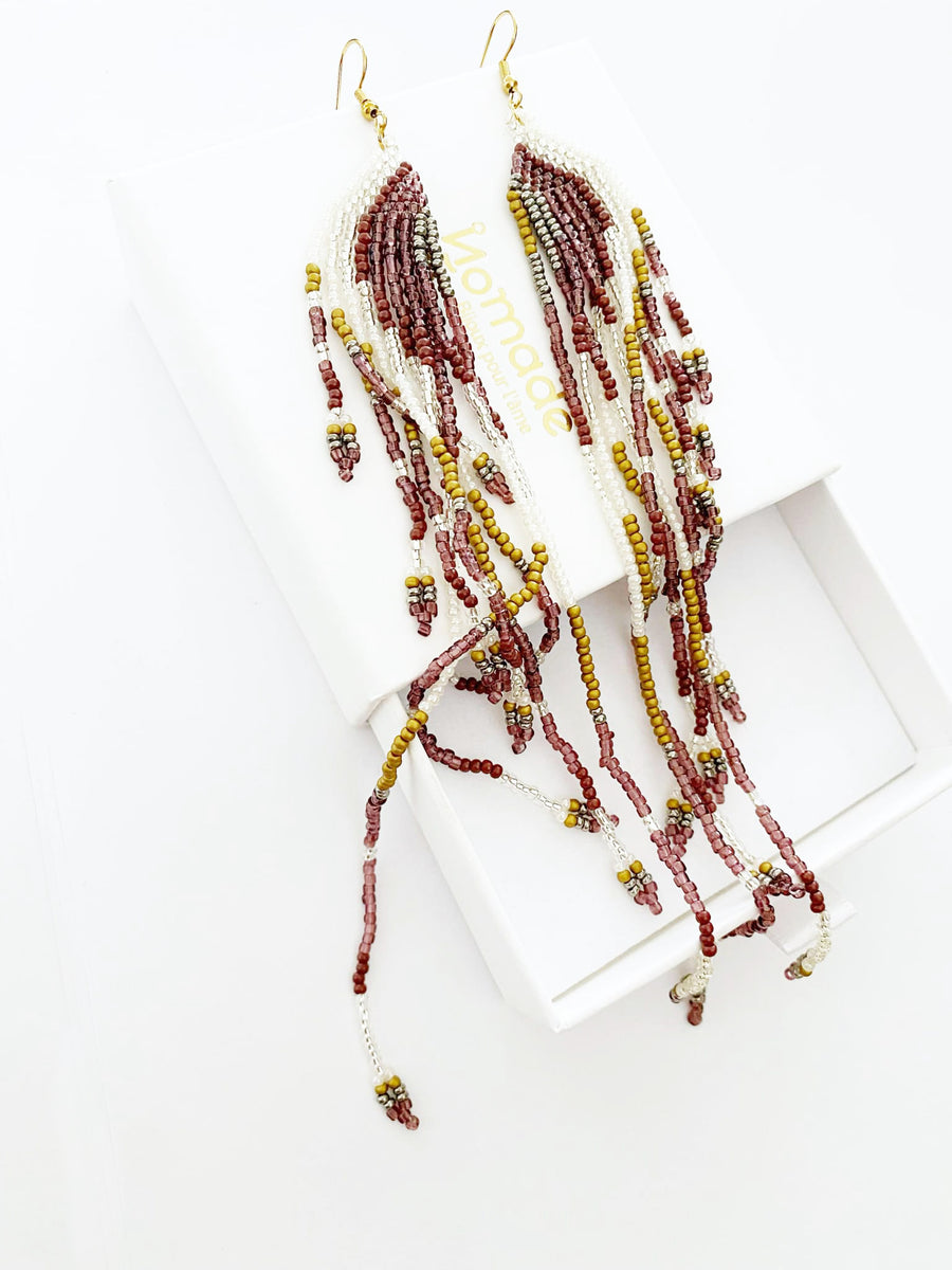 MIYUKI PHOENIX - Boucles oreilles