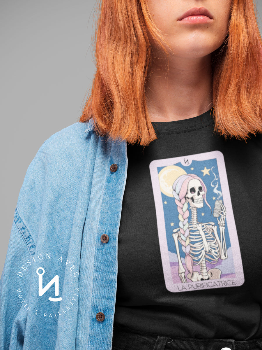 LA PURIFICATRICE - T-Shirt noir (taille unisexe)
