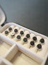 SIGNES ZODIACS NOIR - Studs 6 mm