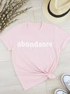 ABONDANCE - T-Shirt rose (allume dans le noir)