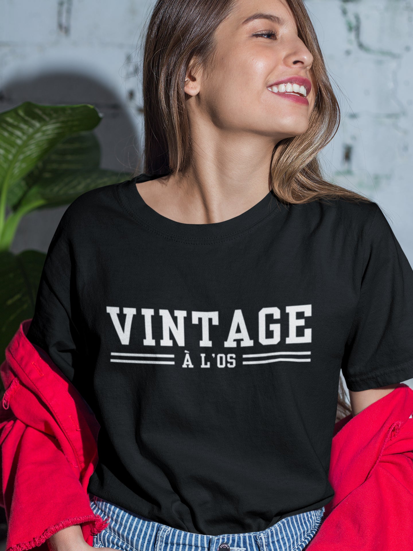 VINTAGE À L'OS - T-Shirt