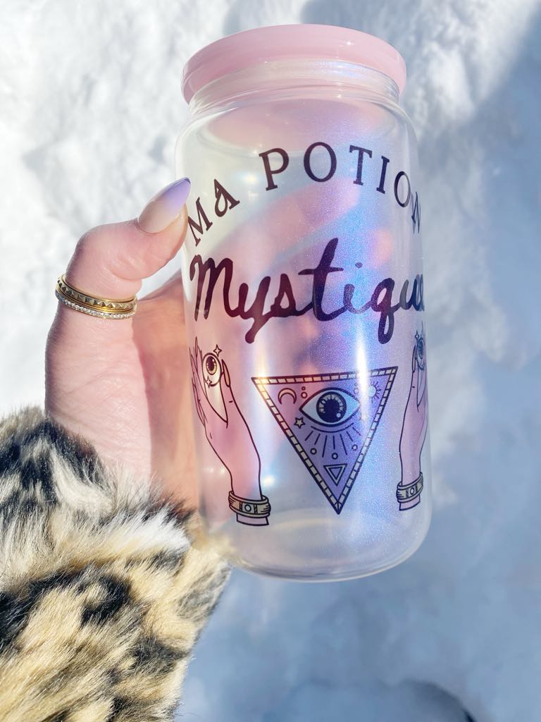 POTION MYSTIQUE - Verre irridescent sublimé