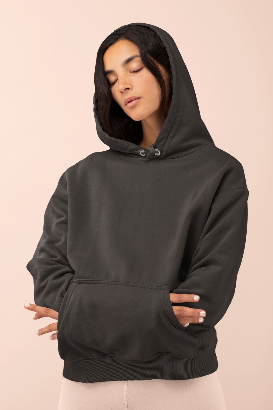 Hoodie brun chocolat
