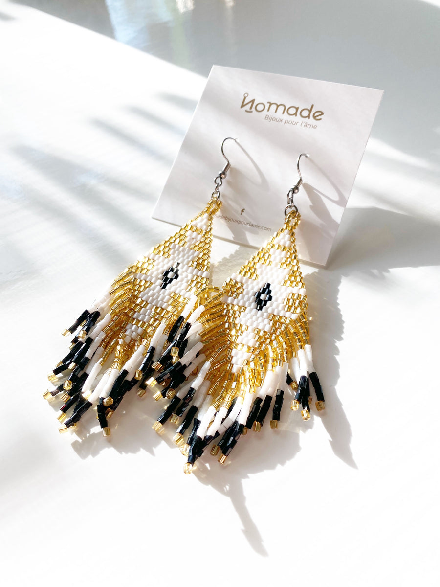 MIYUKI NOIR - Boucles oreilles