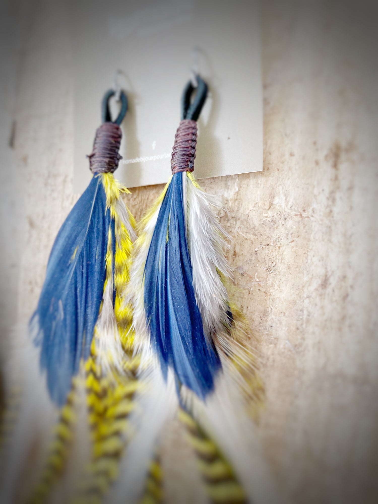 Boucles oreilles plumes MAA